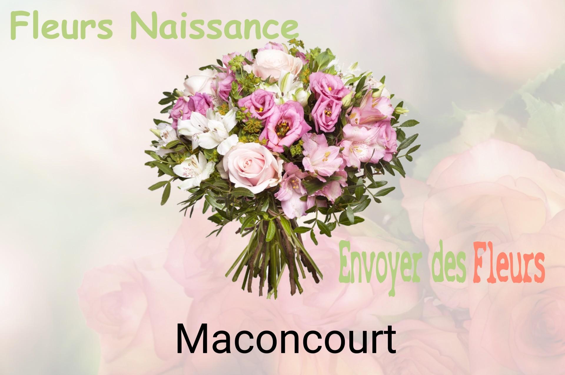 Bouquet de fleurs de naissance livré à Maconcourt